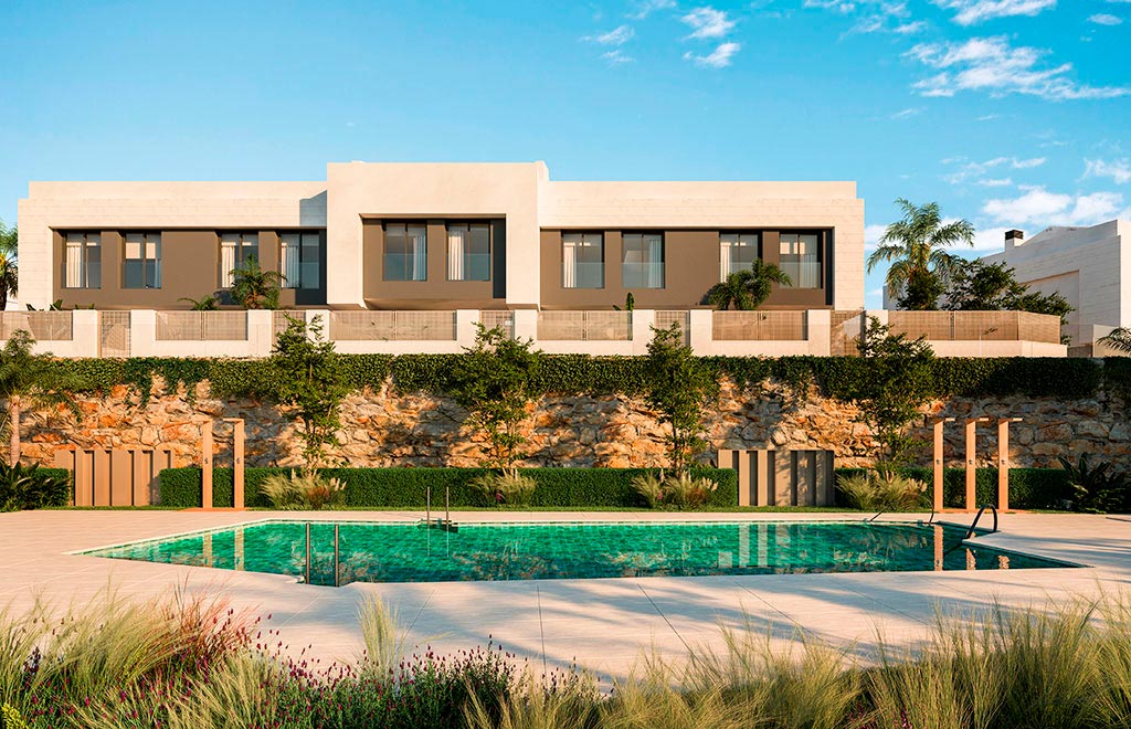 Terraced villa with 2 bedrooms and sea views in Calahonda, Mijas Costa