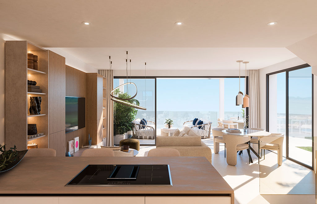 Photo 16 of Terraced corner villa with 3 bedrooms, solarium and sea views in Calahonda, Mijas Costa