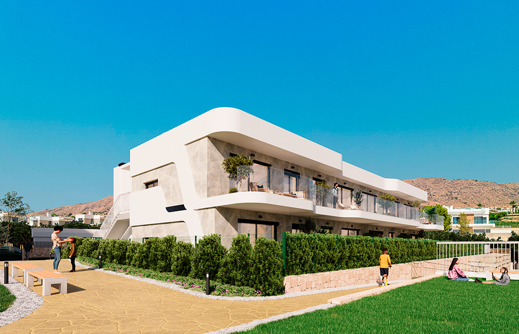 Apartamento con 3 dormitorios y terraza en Finestrat