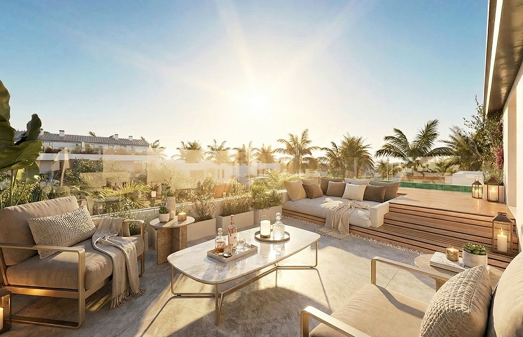 Duplex penthouse with 4 bedrooms and private pool in San Pedro de Alcántara