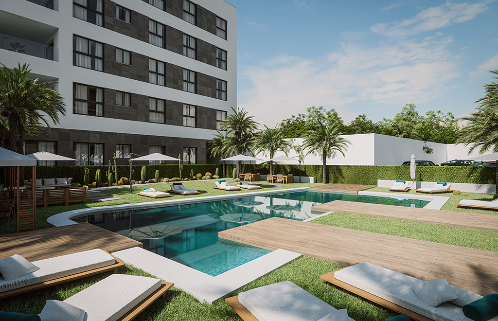 Apartment with 2 bedrooms and terrace in Guardamar del Segura
