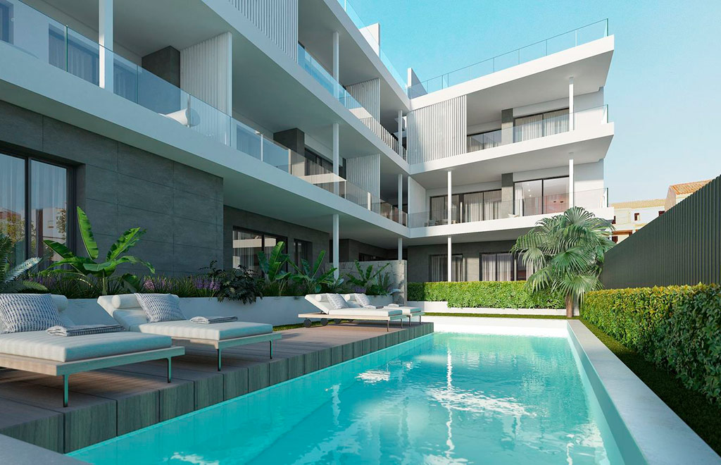 Apartamento en planta baja con 2 dormitorios y terraza en Benijófar
