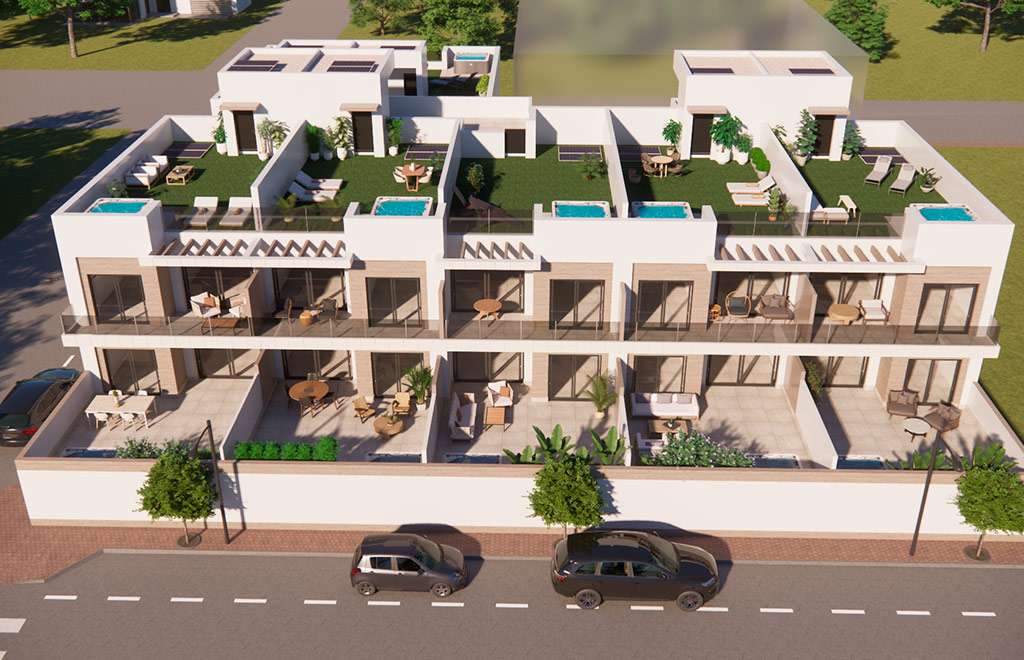 Top-floor apartment with 2 bedrooms and solarium in Rojales