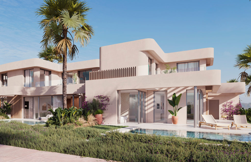 Villa pareada en primera línea de golf con 3 dormitorios y piscina en El Valle Golf Resort