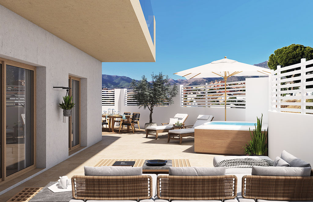 Ground-floor apartment with 1 bedroom and terrace in Fuengirola