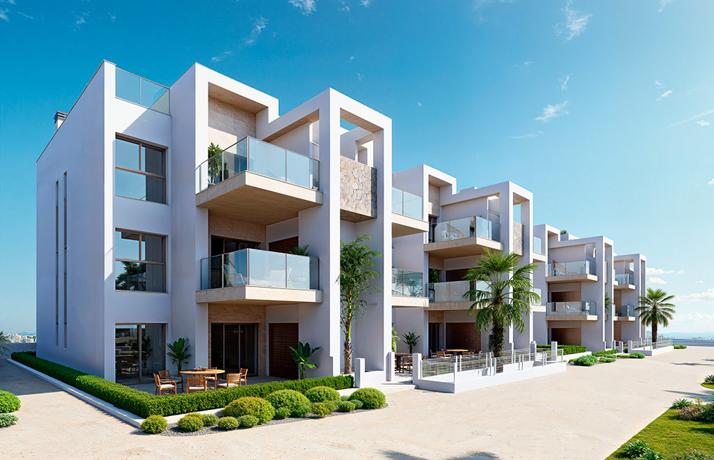 Apartamento en planta baja de 3 dormitorios, a 300 m de la playa en La Serena Golf Resort