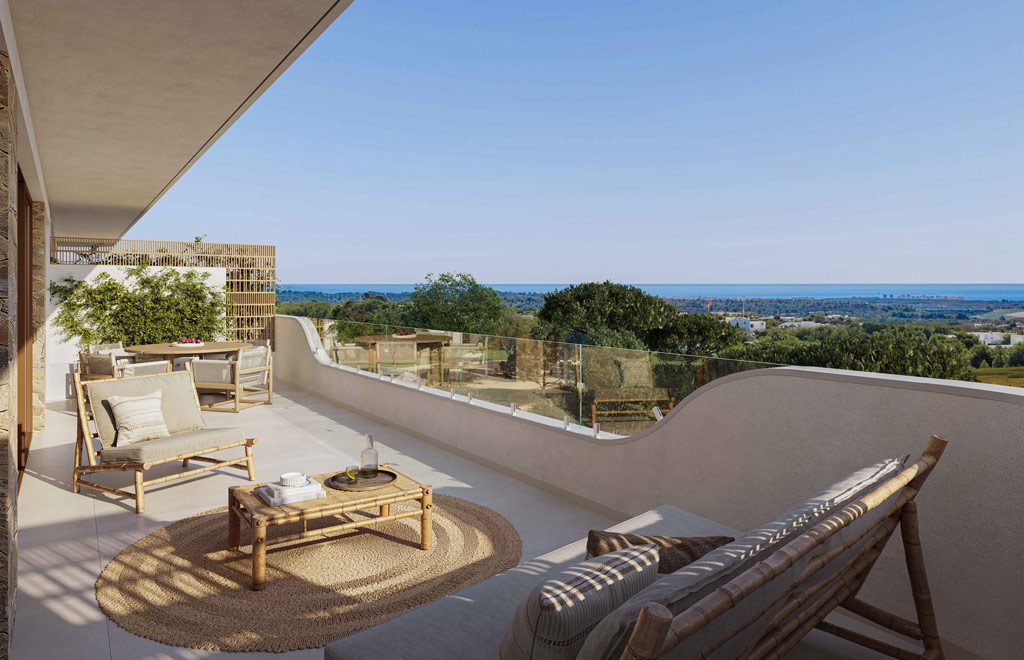Apartamento de 3 dormitorios con terraza y vistas panorámicas en Las Colinas Golf