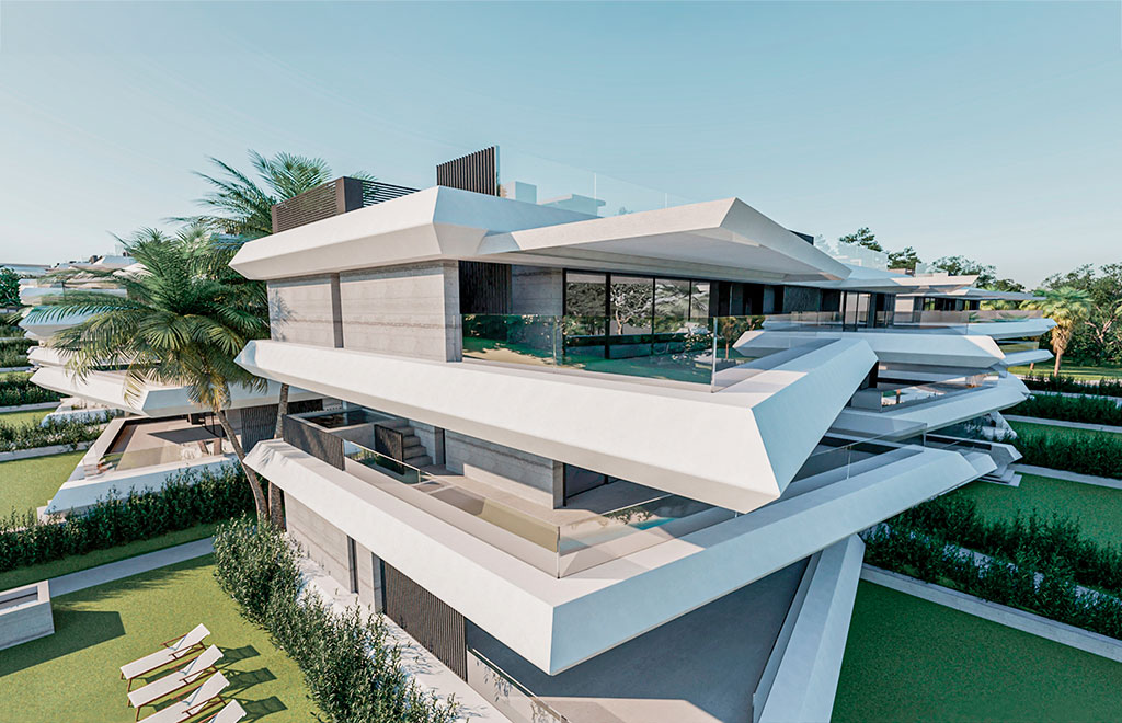 Ático de 3 dormitorios con solárium y piscina privada en Estepona