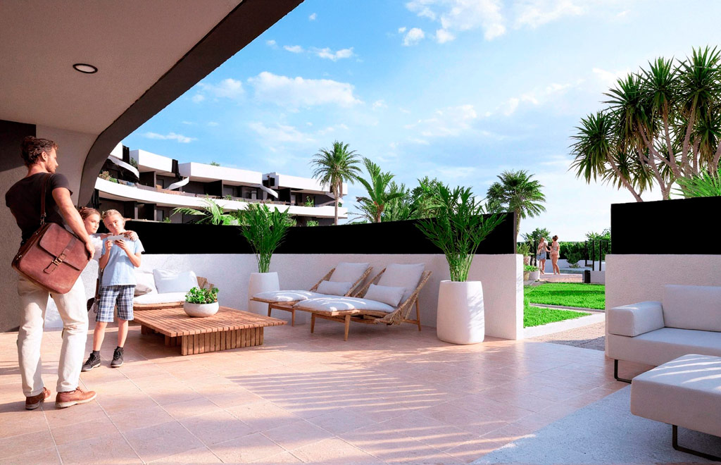 Apartamento en planta baja con 3 dormitorios, cerca de la playa en La Serena Golf Resort