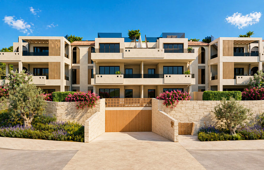 Ground-floor apartments with 3 bedrooms in an inland area of Marbella
