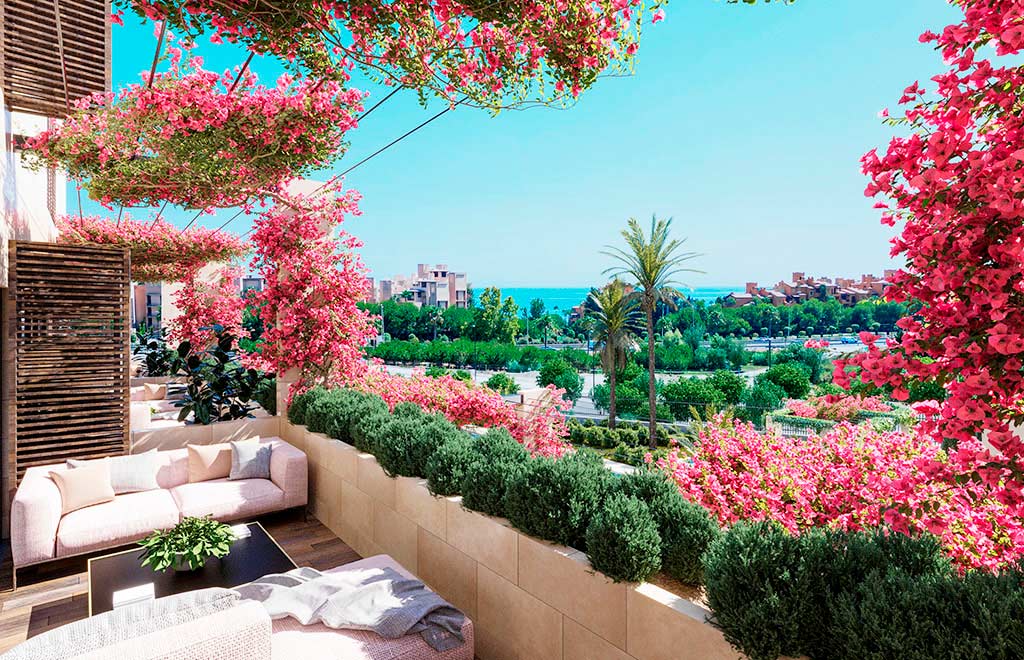 Duplex apartments with 3 bedrooms and basement in Estepona
