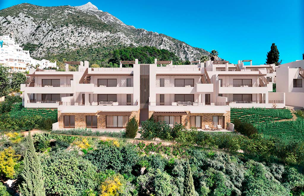 Apartamentos de 2 dormitorios con vistas panorámicas en Istán, Marbella