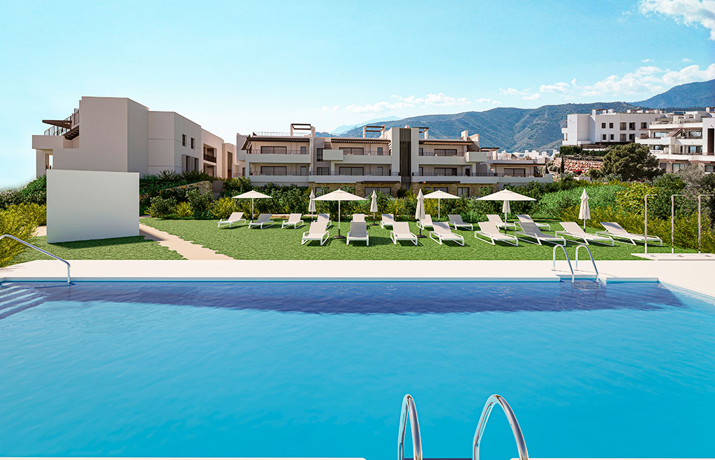 Apartments with 3 bedrooms and panoramic views in Istán, Marbella