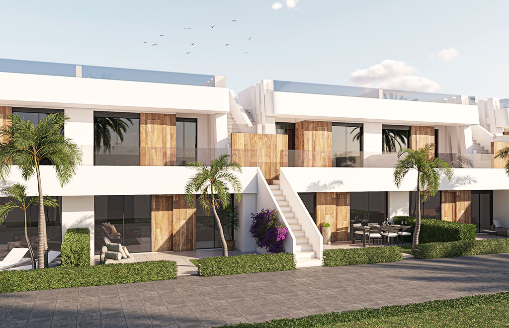 Apartments with 3 bedrooms and private garden in Condado de Alhama Golf Resort