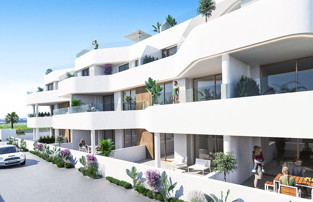 Apartamentos de 2 dormitorios cerca de la playa en La Serena Golf Resort