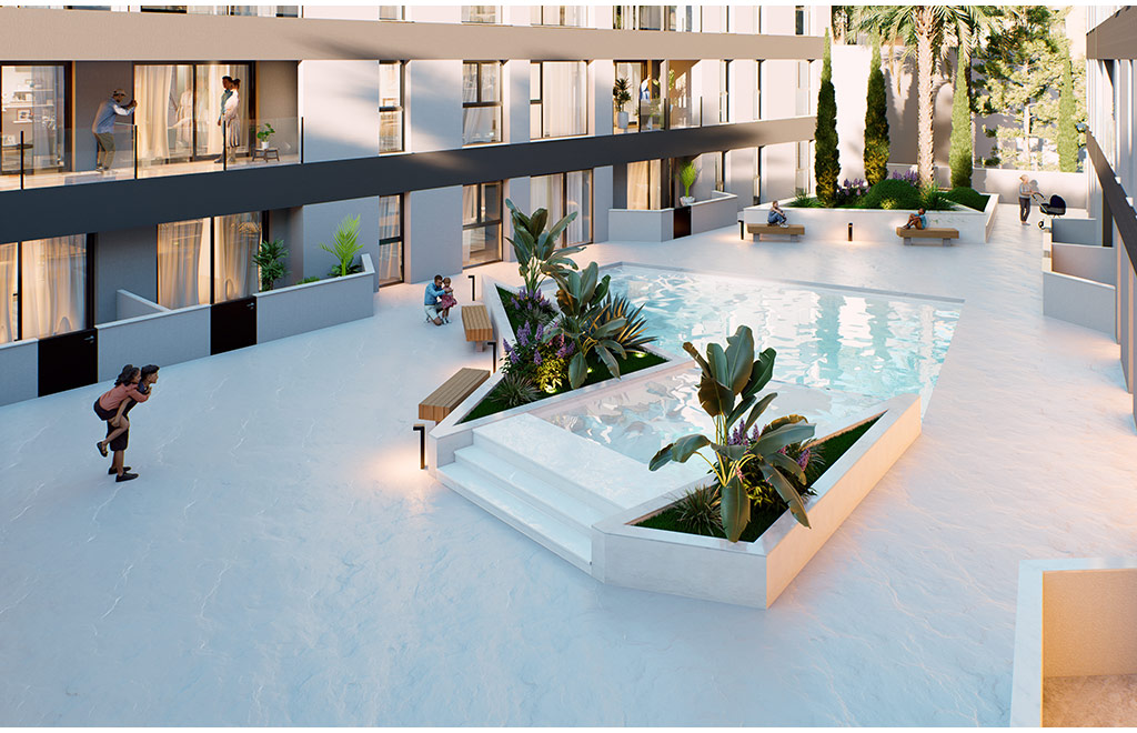 Ground-floor apartments with 1 bedroom, 500m to the beach in San Pedro del Pinatar