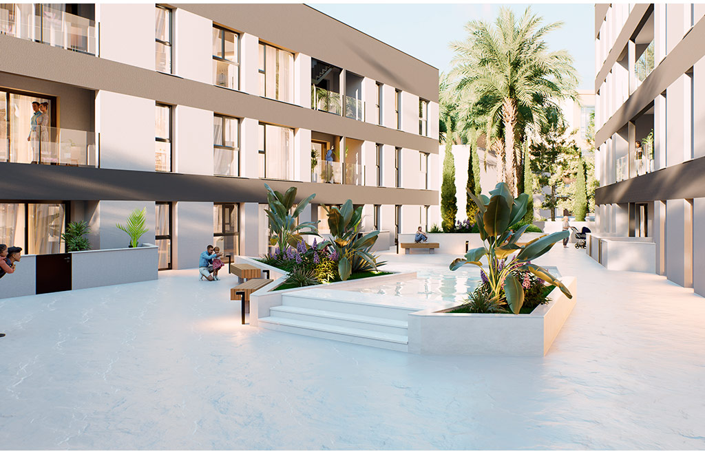 Apartments with 1 bedroom, 500m to the beach in San Pedro del Pinatar