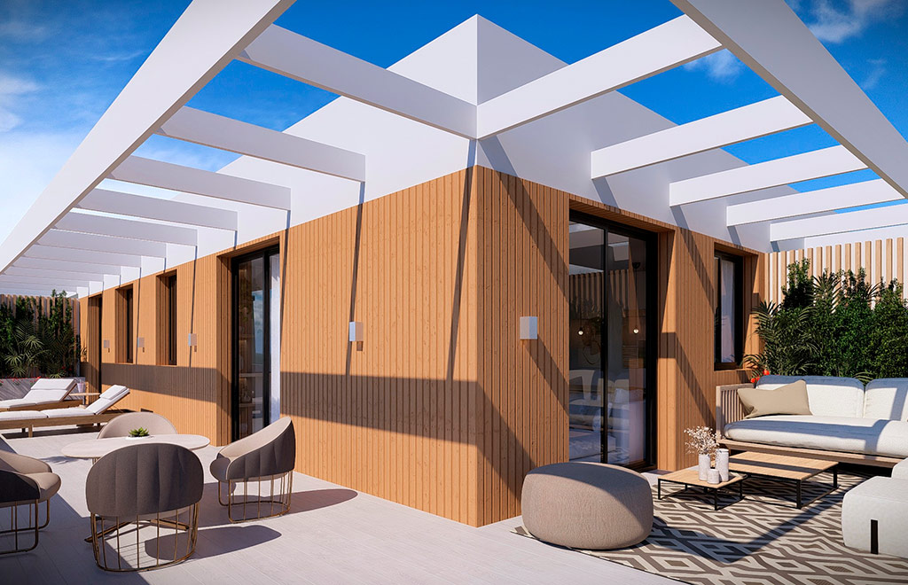 Penthouses with 2 bedrooms and terrace with views in Jávea