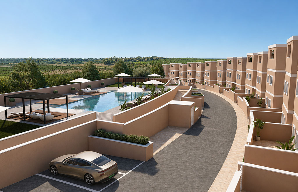 Apartments with 3 bedrooms, spacious terrace and golf course views in Lo Romero Golf