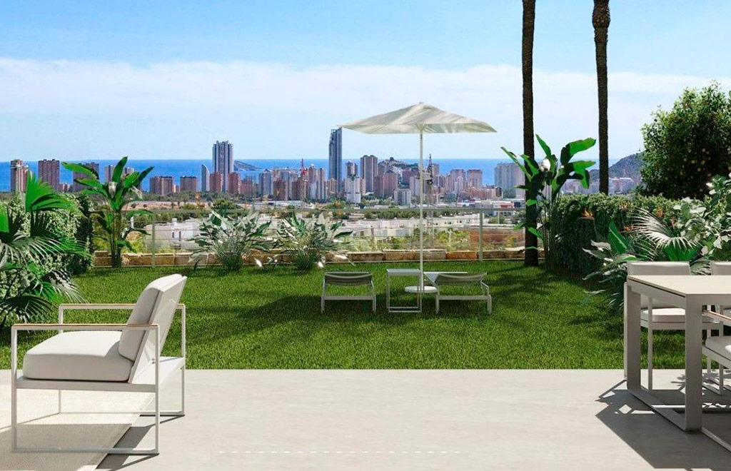Apartments with 2 bedrooms and sea views in Sierra Cortina
