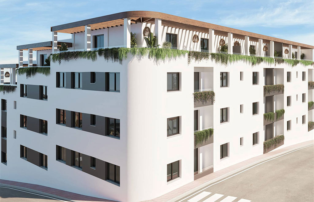 Apartamentos en planta baja con 1 dormitorio en Las Lagunas de Mijas