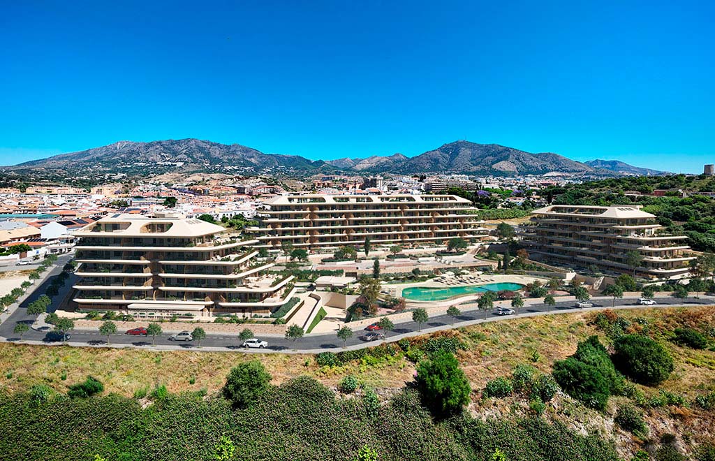 Ground-floor apartments with 1 bedroom and private garden in Fuengirola