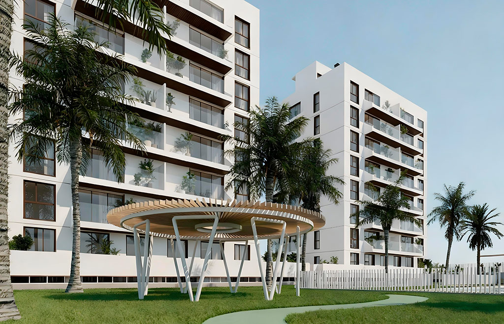 Ground-floor partments with 2 bedrooms close to the beach in Guardamar del Segura