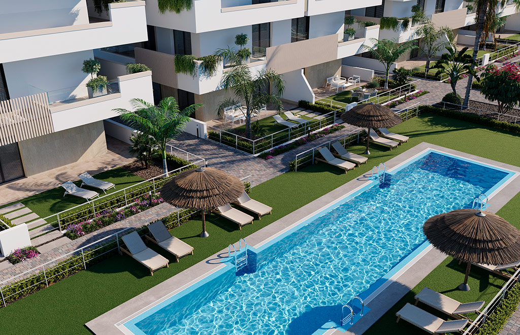 Apartments with 2 bedrooms in Santa Rosalía Lake and Life Resort