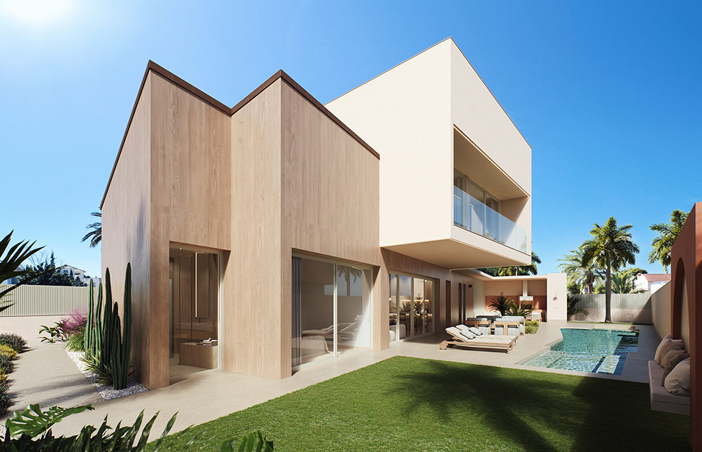 Luxury villa with 4 bedrooms, solarium and private pool, close to the beach in Campoamor