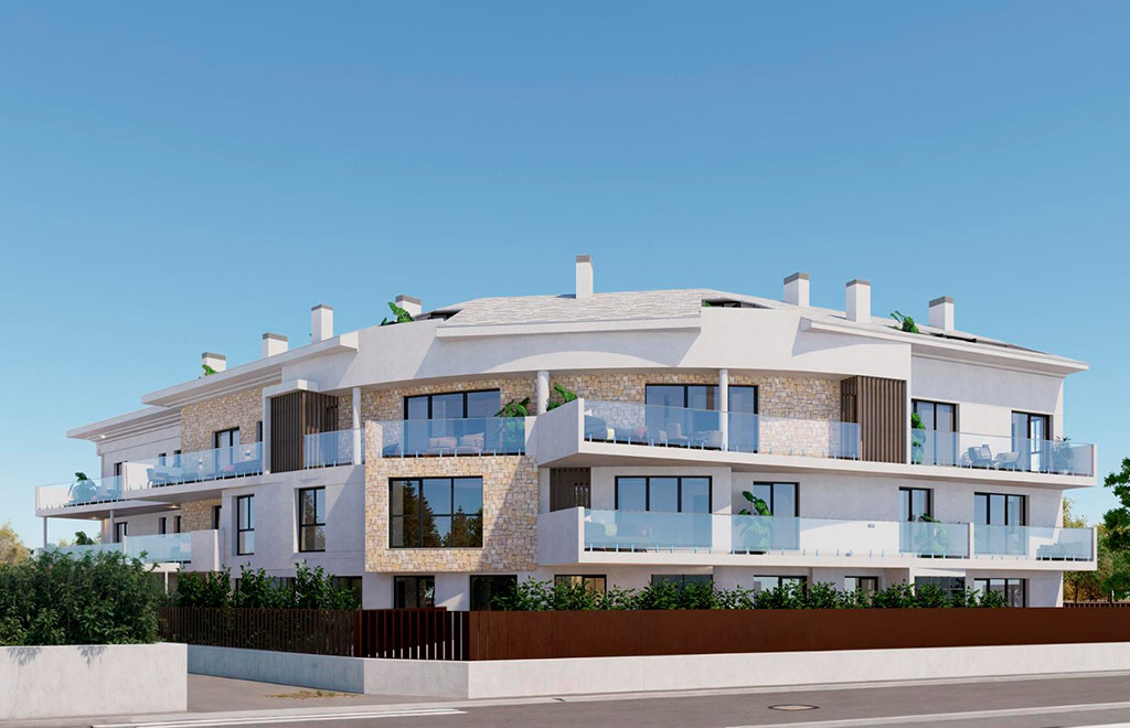 Duplex apartment with 2 bedrooms, 100m to the beach in Cala Blanca