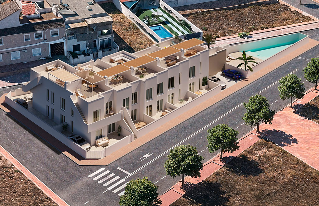 Apartments with 2 bedrooms and a spacious terrace in San Pedro del Pinatar