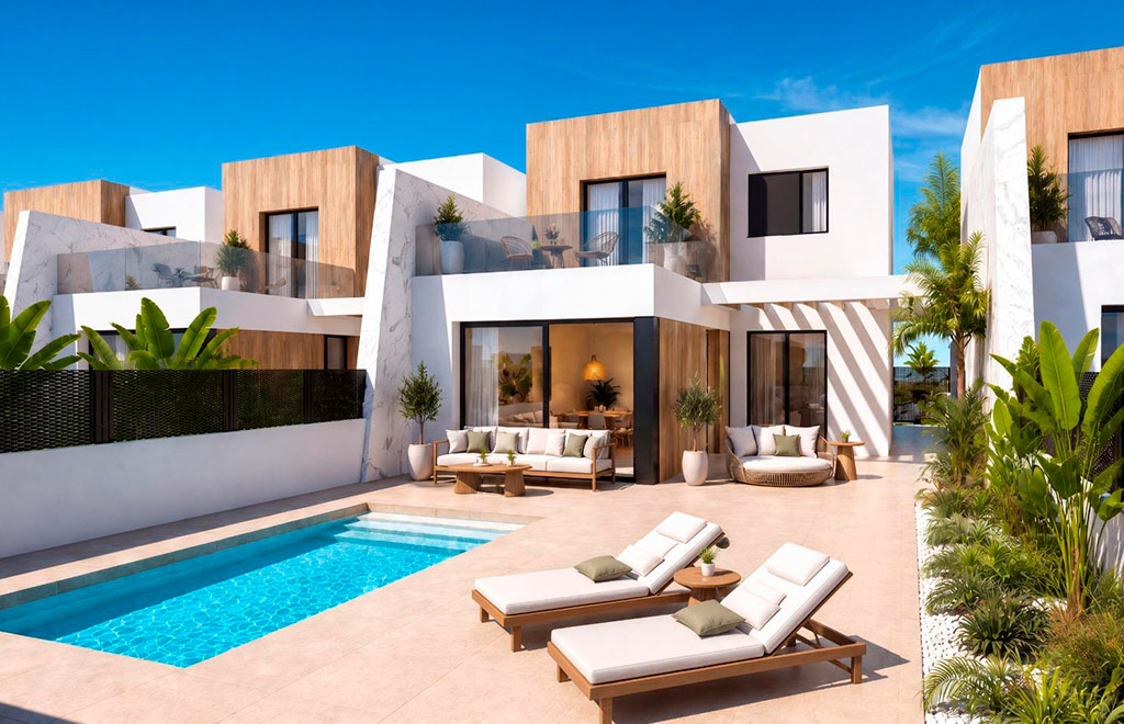 Villas with 3 bedrooms and private pool in Santa Rosalía Lake and Life Resort
