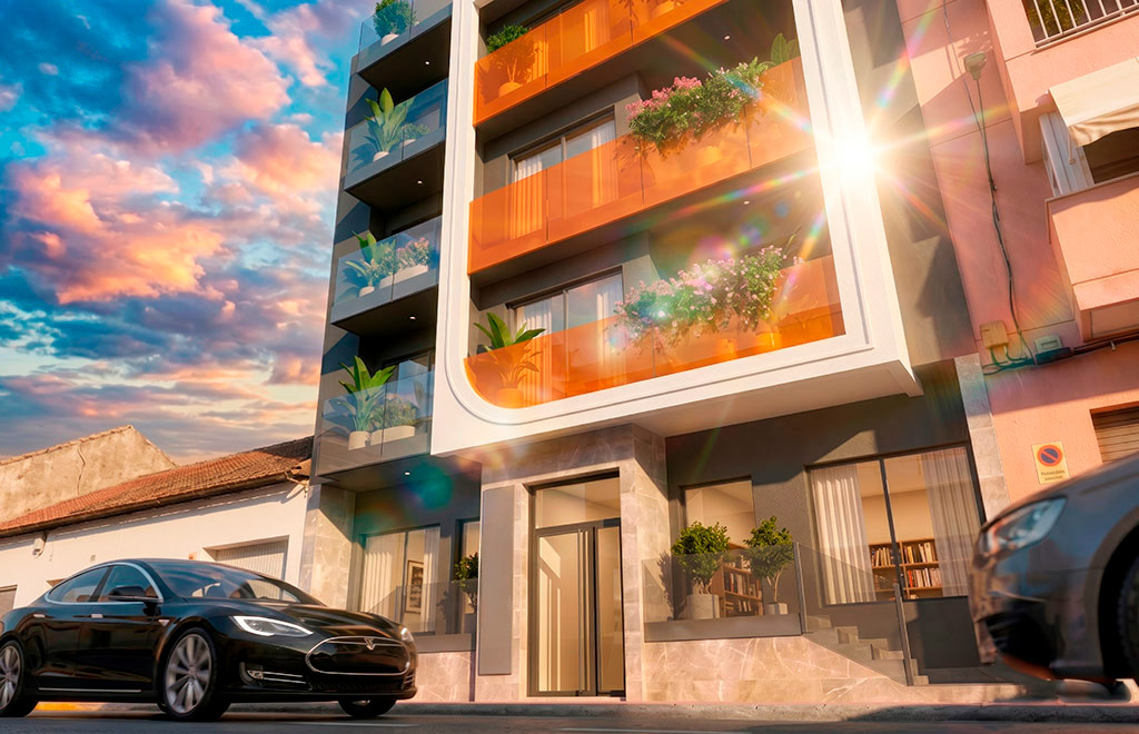 Ground-floor apartments with 2 bedrooms, close to the beach in Guardamar