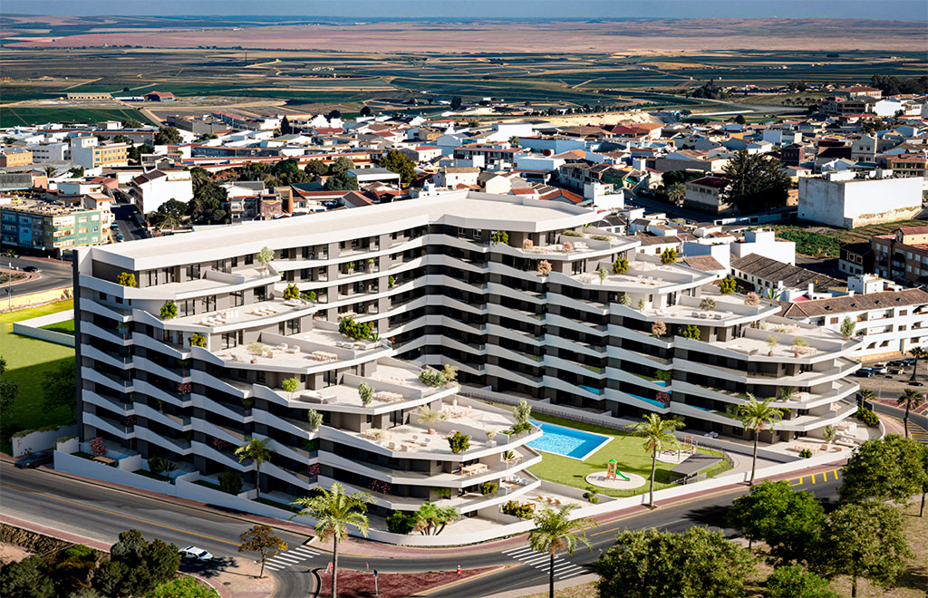 Apartments with 2 bedrooms and terrace in San Miguel de Salinas